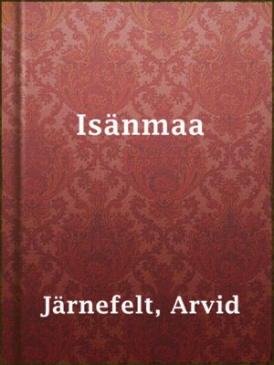 cover image of Isänmaa